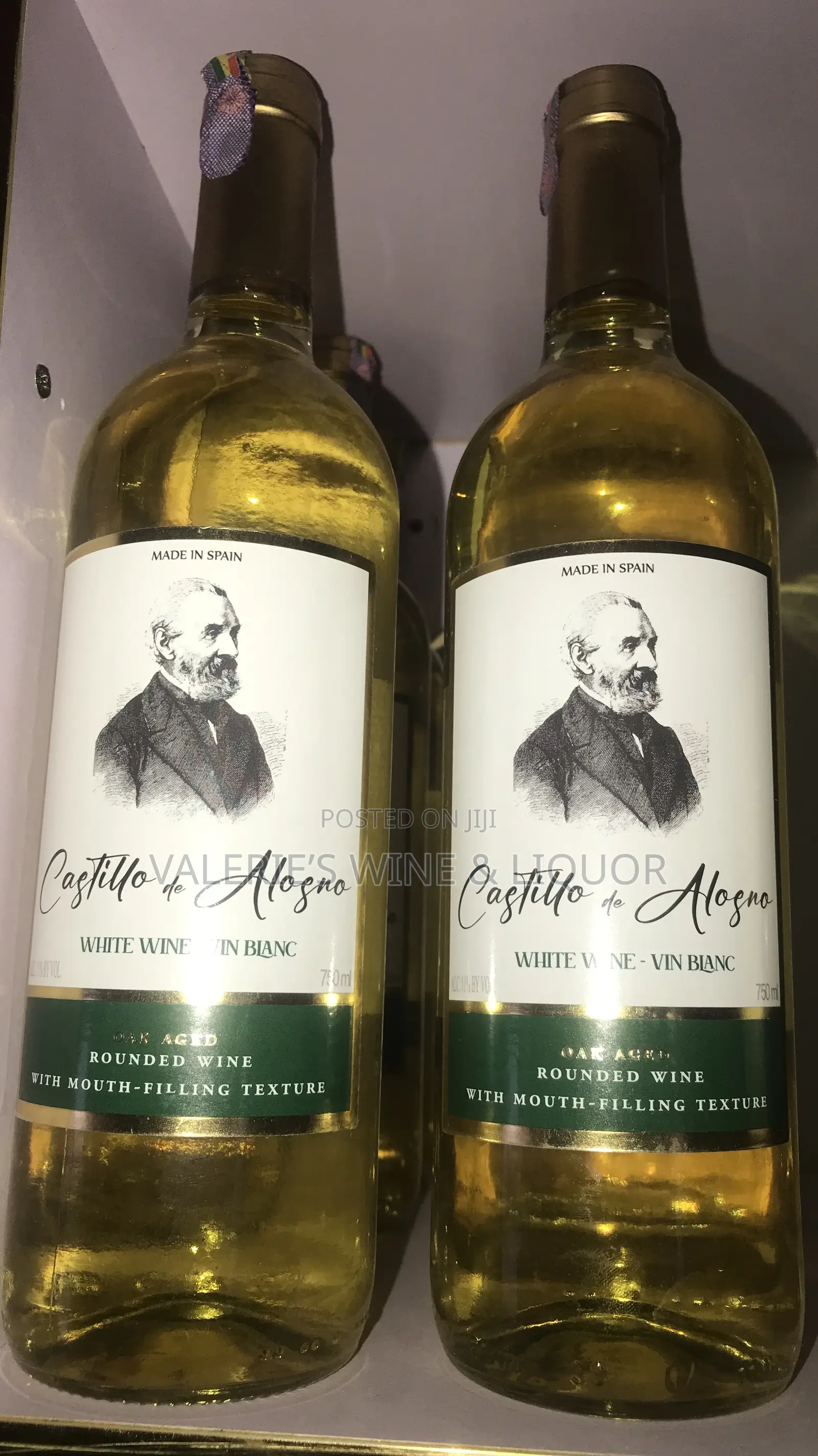 Castilo De Alosno Dry White Wine - Oak Aged Bounded