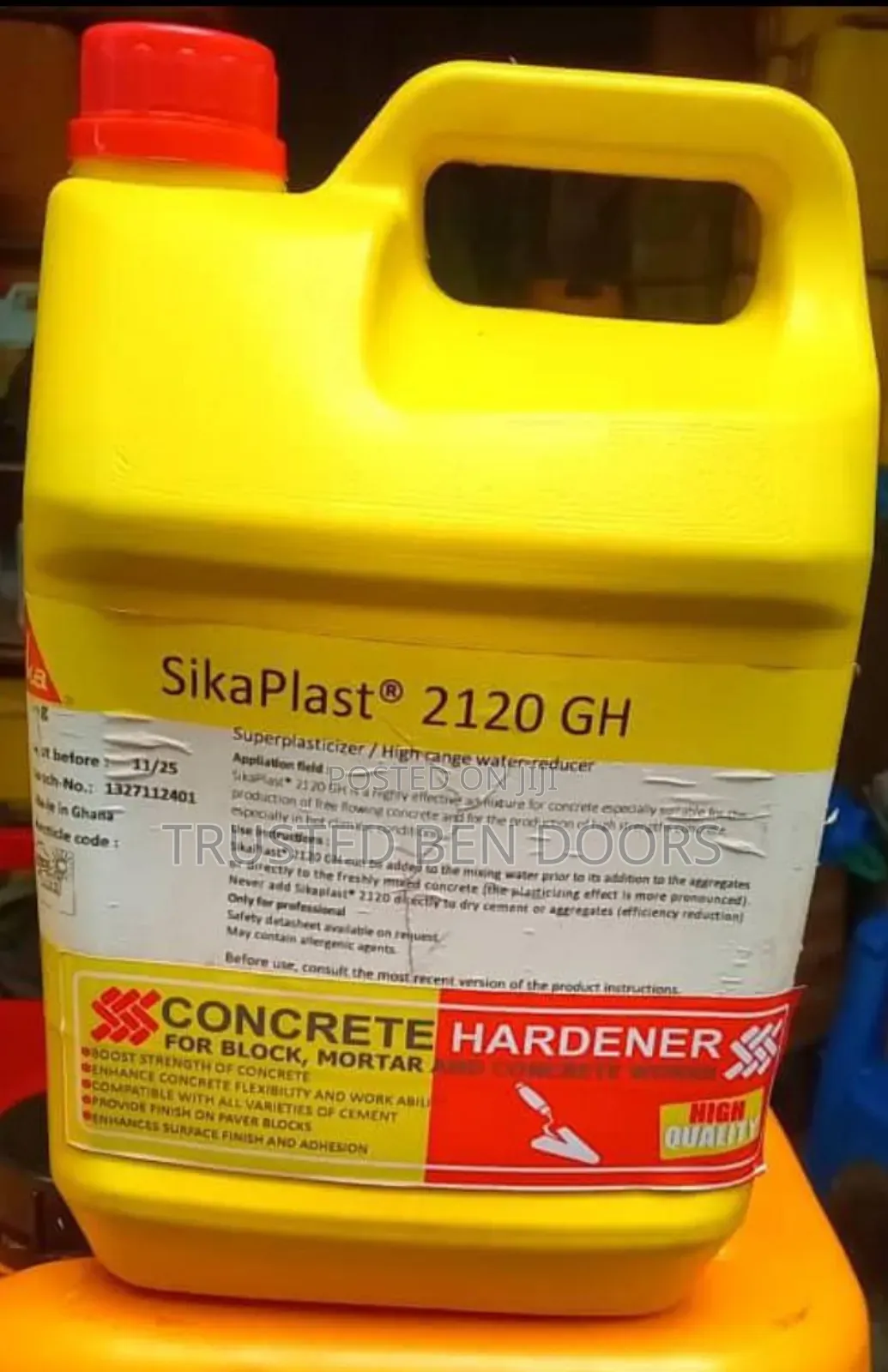 Concrete Hardner For Mortar And Concrete Works