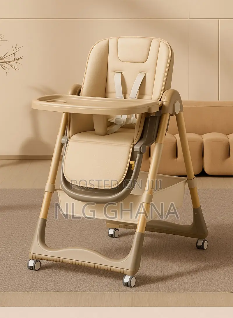 3-in-1 Baby High Chair, Recliner Pram - Adjustable Height. Ghx7321