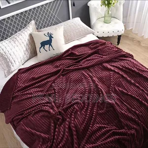 Luxurious Extra Soft Cushioning Stripped Throw Blanket Available