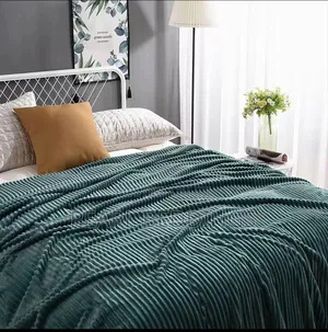 Luxurious Extra Soft Cushioning Stripped Throw Blanket Available
