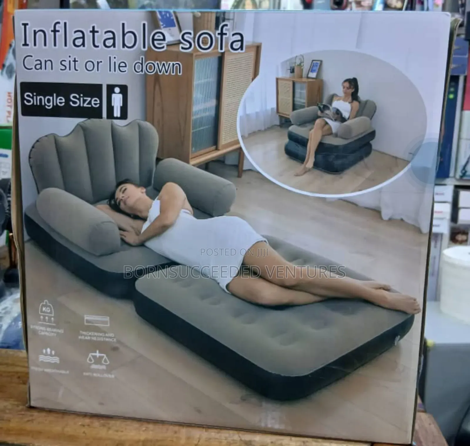 Portable Inflatable Sofa Bed Available