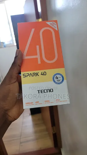New Tecno Spark 40 128 GB Black