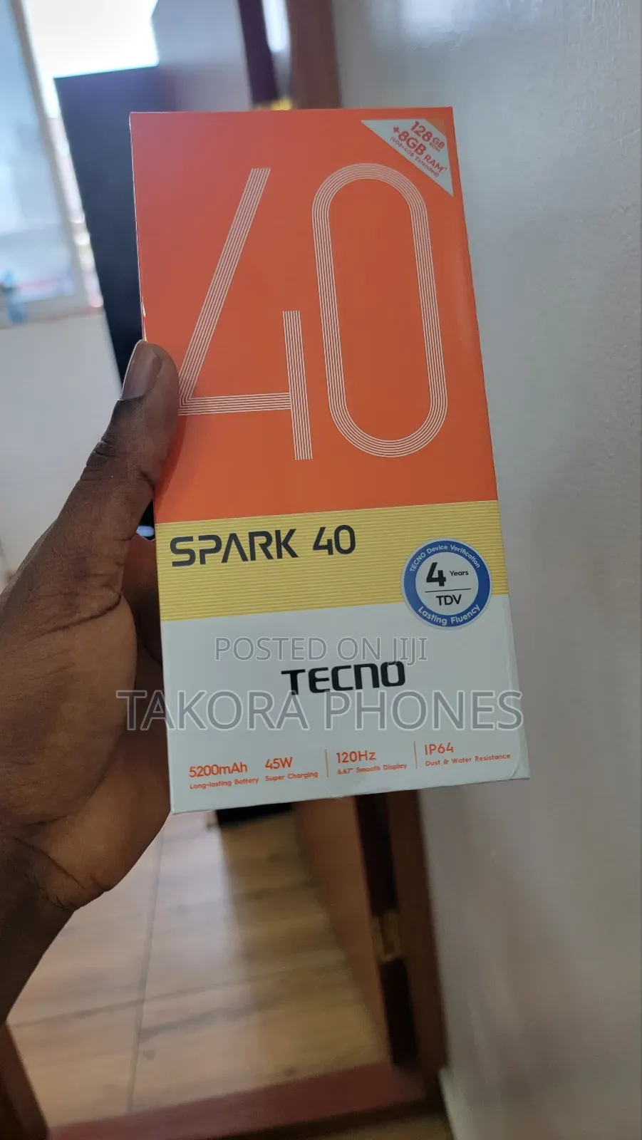 New Tecno Spark 40 128 GB Black