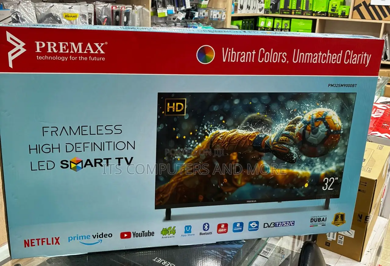 Premax 32 Inch Frameless Hd Led Smart Tv