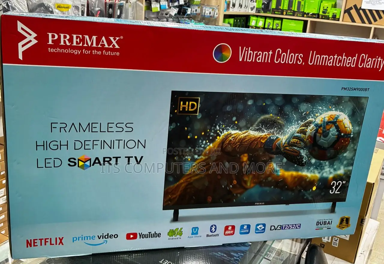 Premax 32 Inch Frameless Hd Led Smart Tv