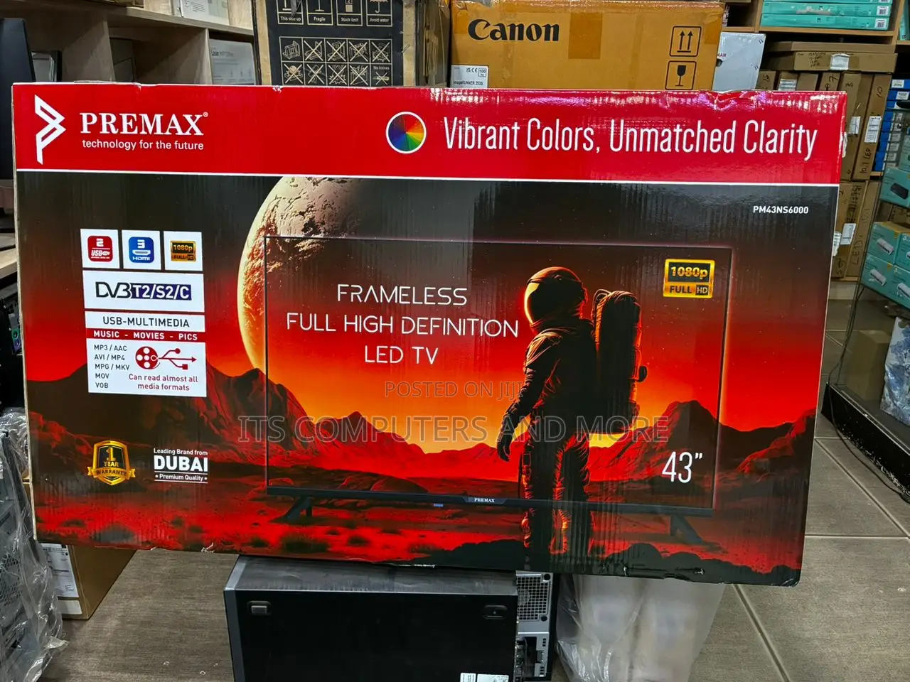 Premax 43 Inch Frameless FHD Led Tv