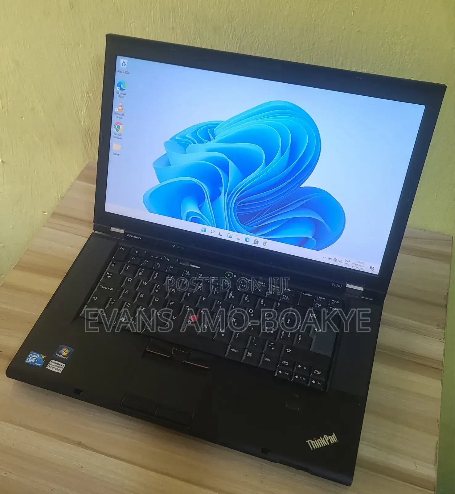 Laptop Lenovo ThinkPad W510 8GB Intel Core i7 SSD 256GB