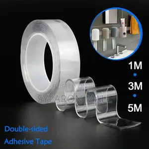 Nano Double-Sided Adhesive Tape – Transparent, Washable Reusable