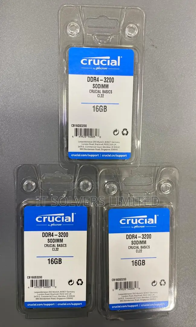 16gb Ddr4 Crucial Laptop Ram