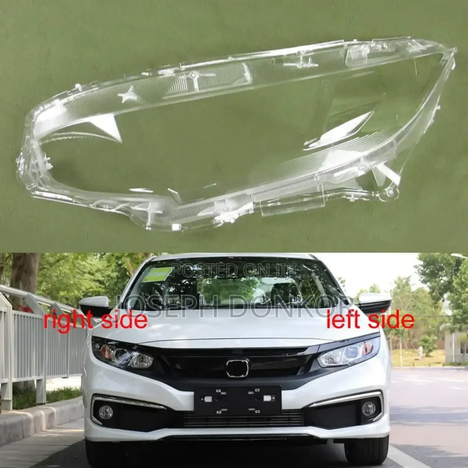 Civic Headlight Cover 2016,2017,2018,2019,2020,2021