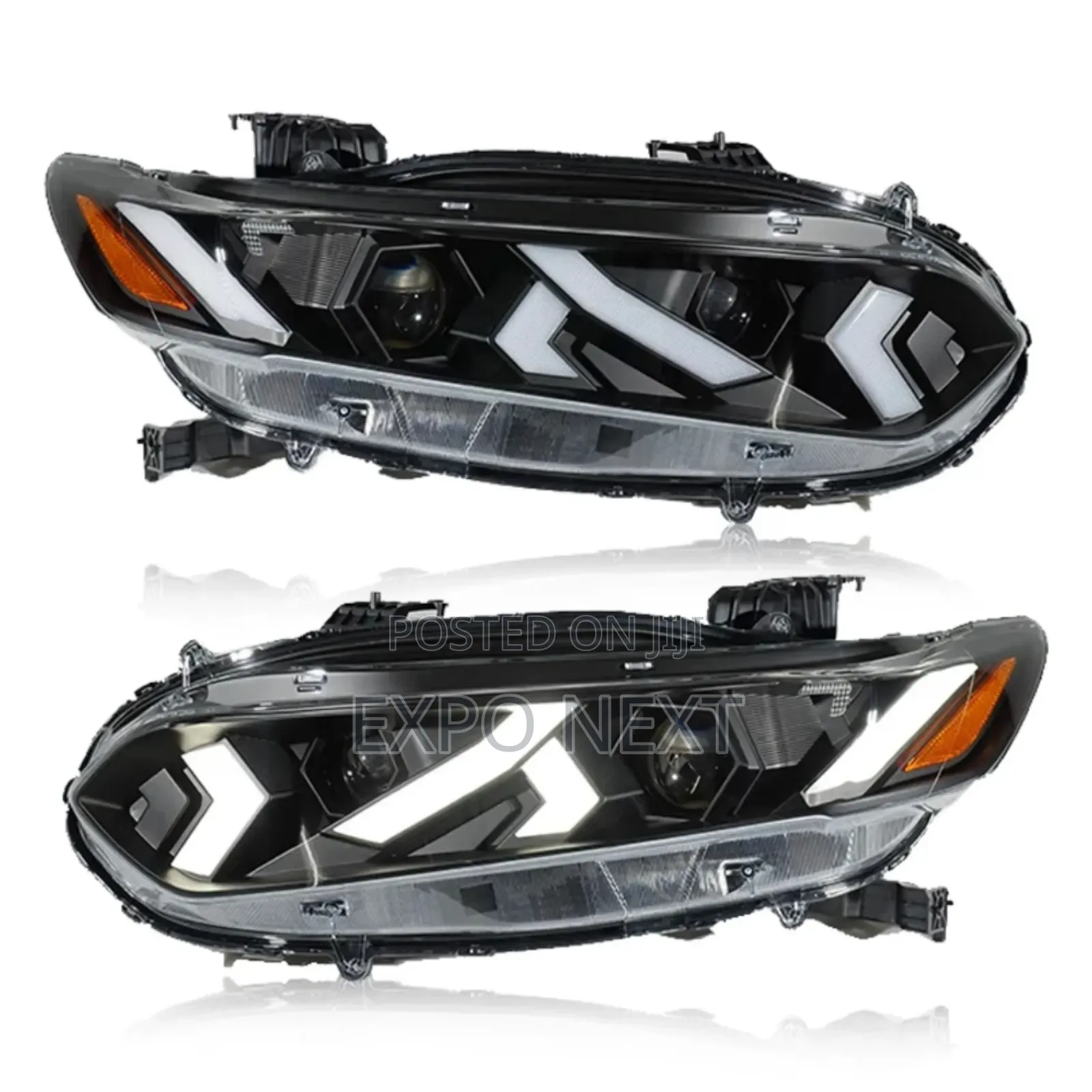 Honda Accord 2018-2022 Headlight Led 10th Gen Pair