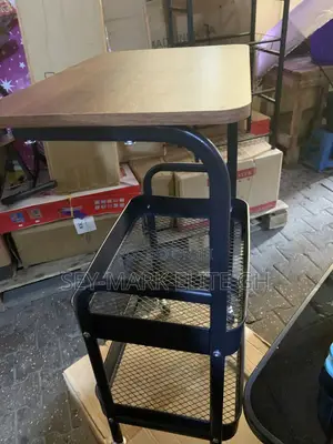 3 Tier Multipurpose Metal Basket With Wooden Top