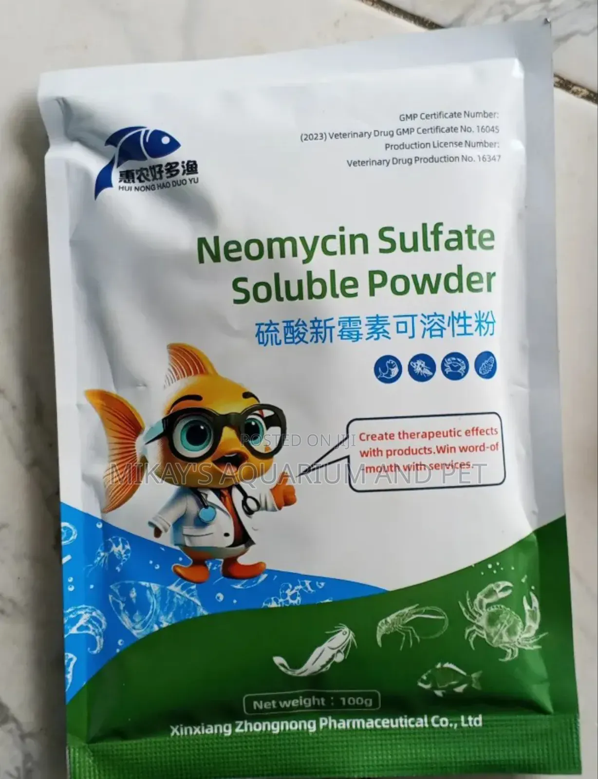 Anti Biotics for Aquarium Fishes