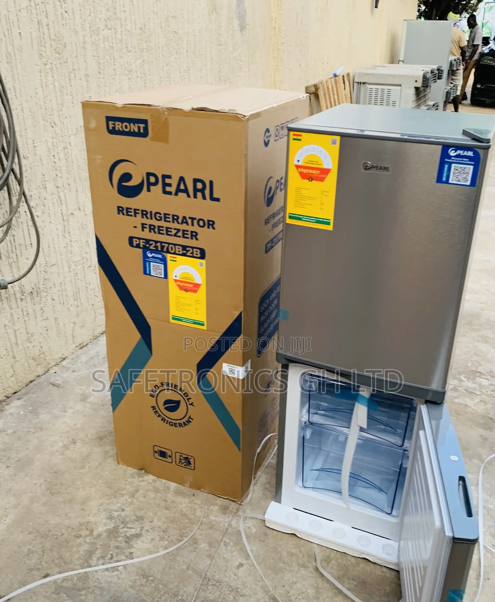 Buy Essential (125l) Pearl 2 Doors Bottomfreezer Pf-2170b-2b Fridge