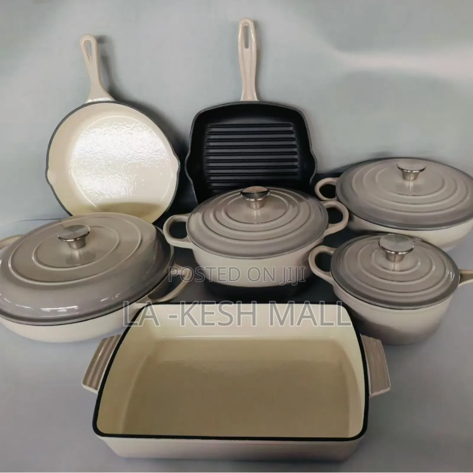 7pcs Cast Iron