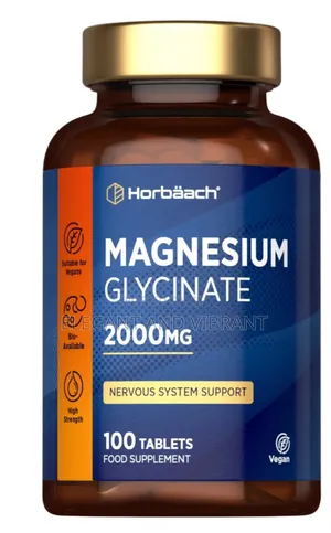 Magnesium Glycinate 2000 Mg | 100 Tablets