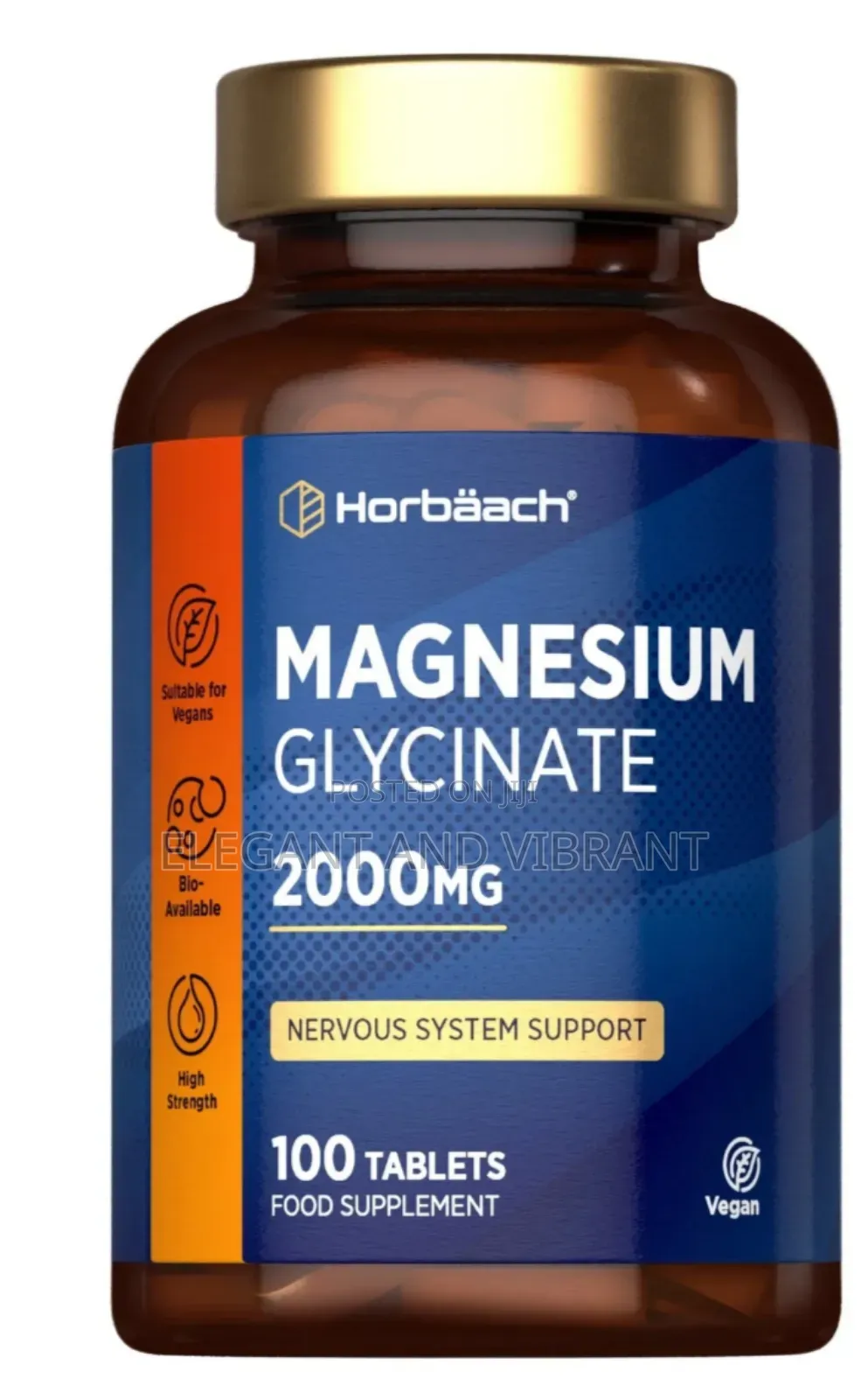 Magnesium Glycinate 2000 Mg | 100 Tablets