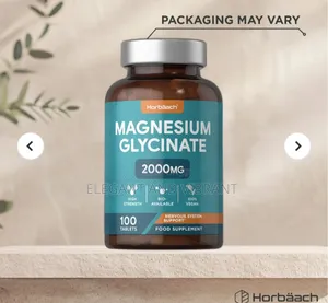 Magnesium Glycinate 2000 Mg | 100 Tablets