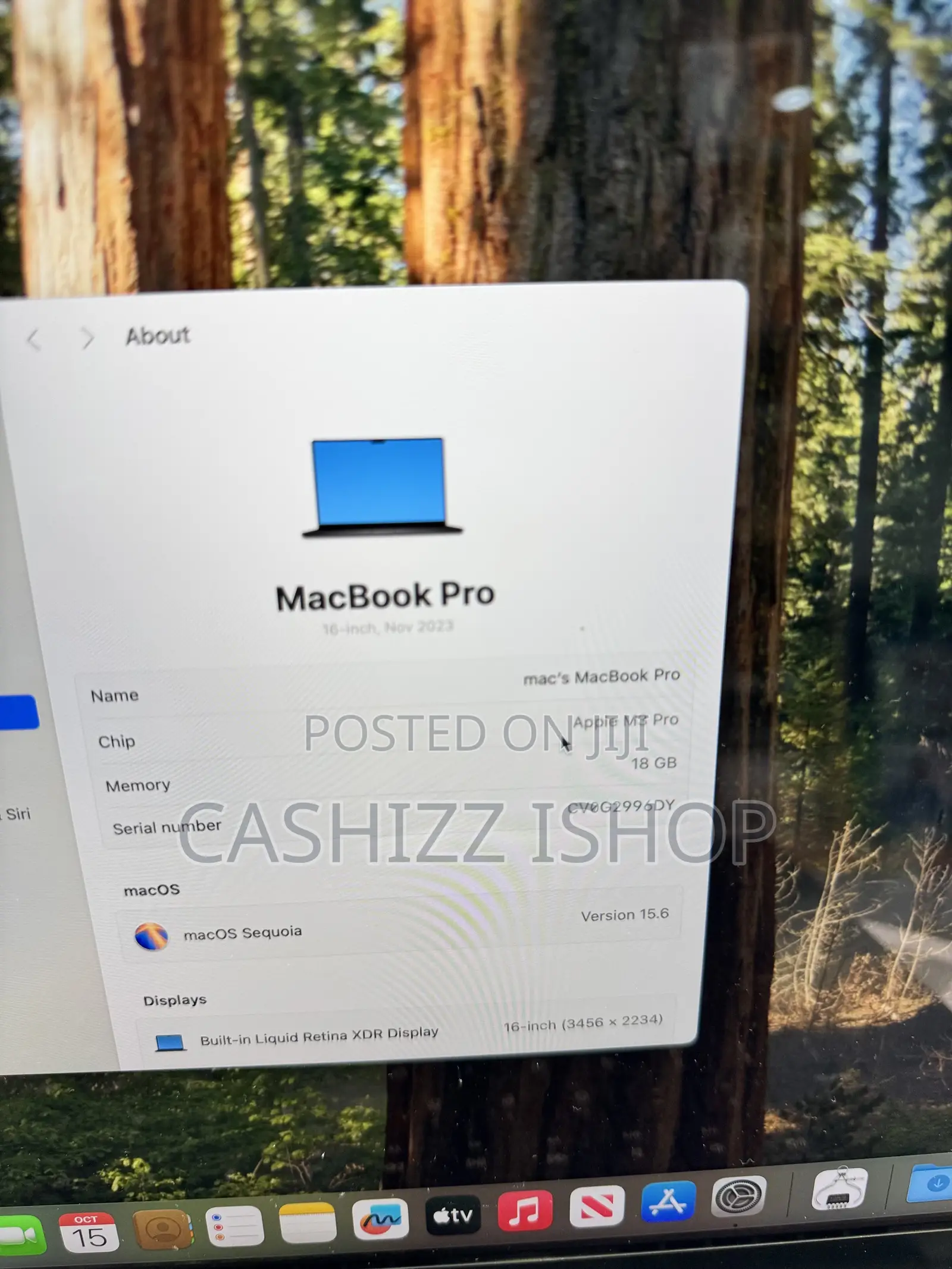 Laptop Apple MacBook Pro 2023 M3 Pro 16-Inch 18GB Apple M3 SSD 512GB