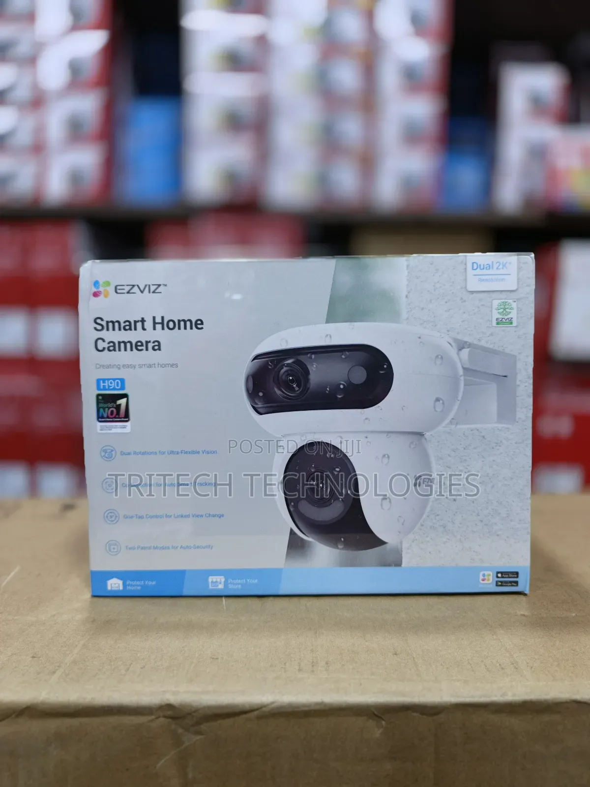 Ezviz H90 Dual 4mp Lens Pan Tilt Wifi Camera