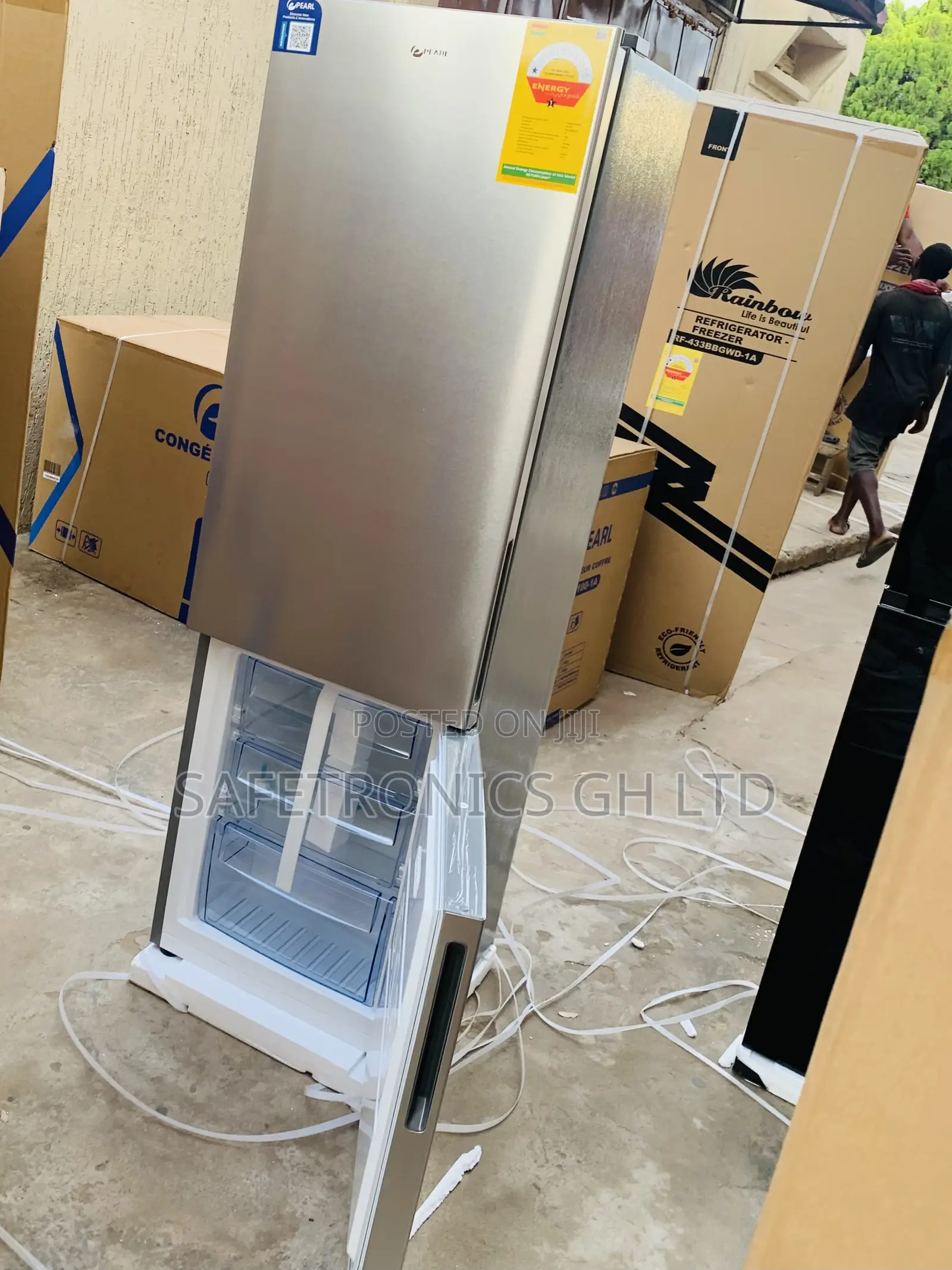Long Lasting Pf-406b-2b 2 Doors Bottomfreezer 261l Fridge