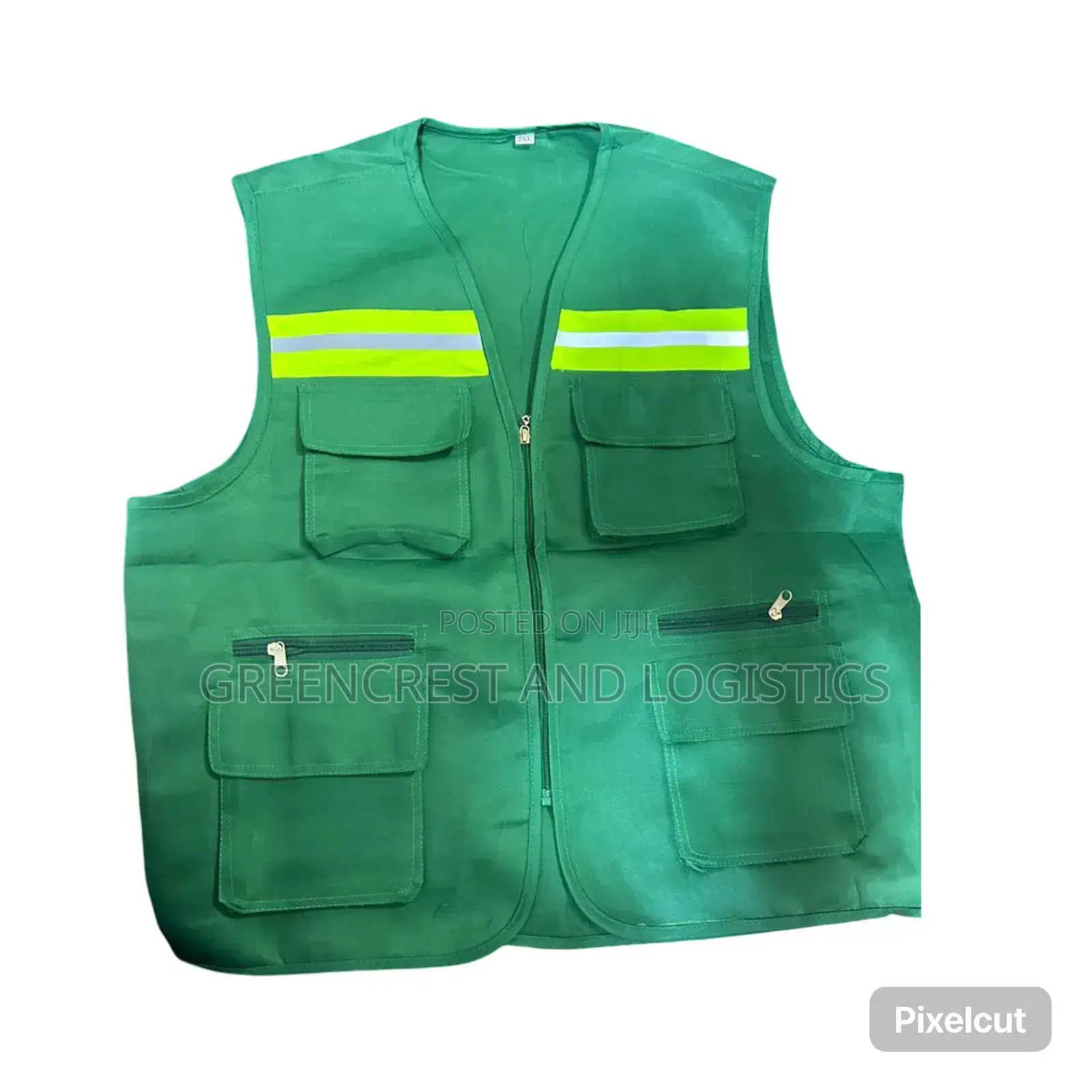 Khaki Reflector Vest