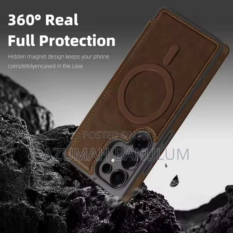 Samsung Galaxy 23ultra /S24ultra/S22ultra S25ultra Leather Flipcover