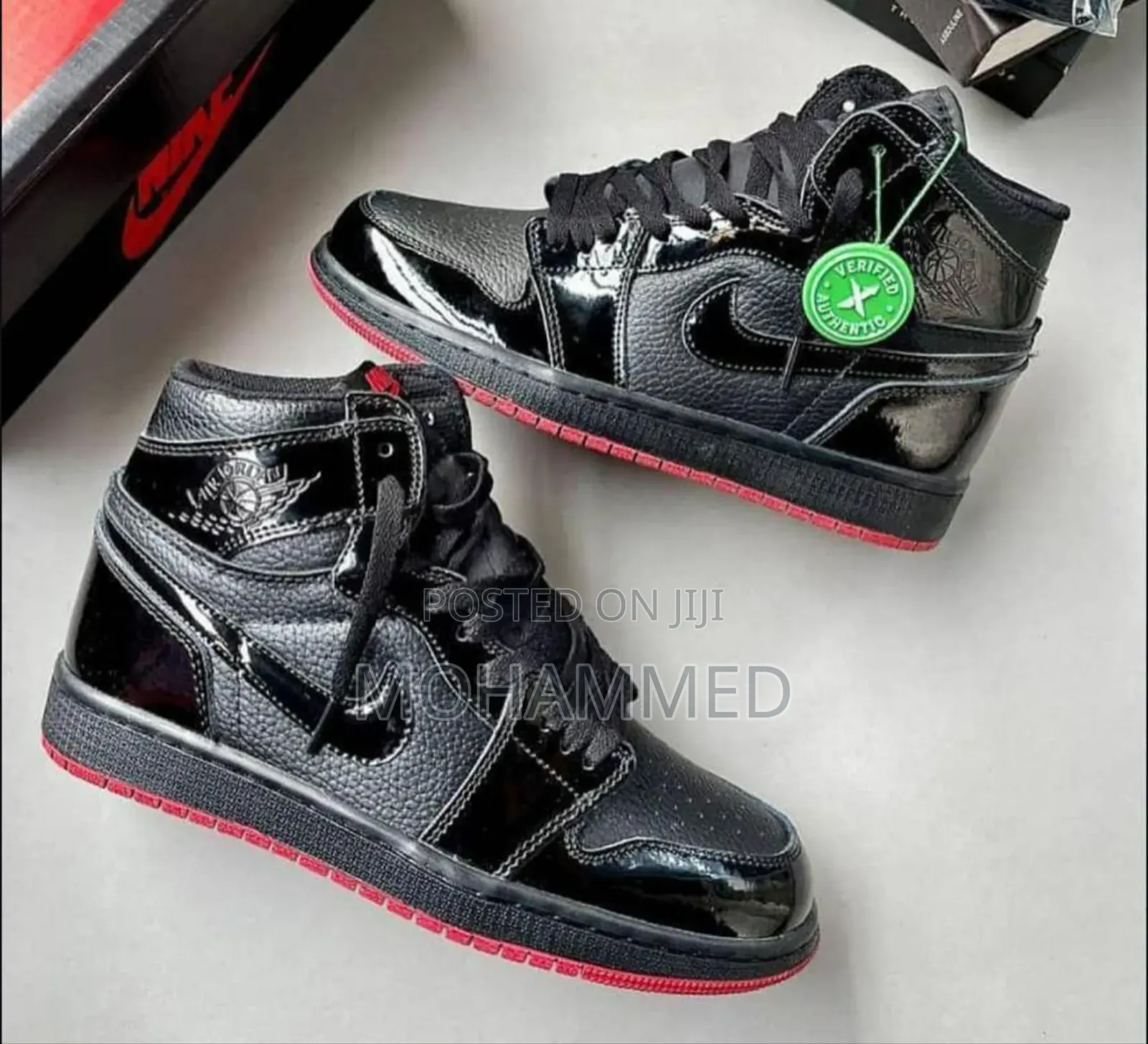Nike Air Jordan 1 High Og Black Red