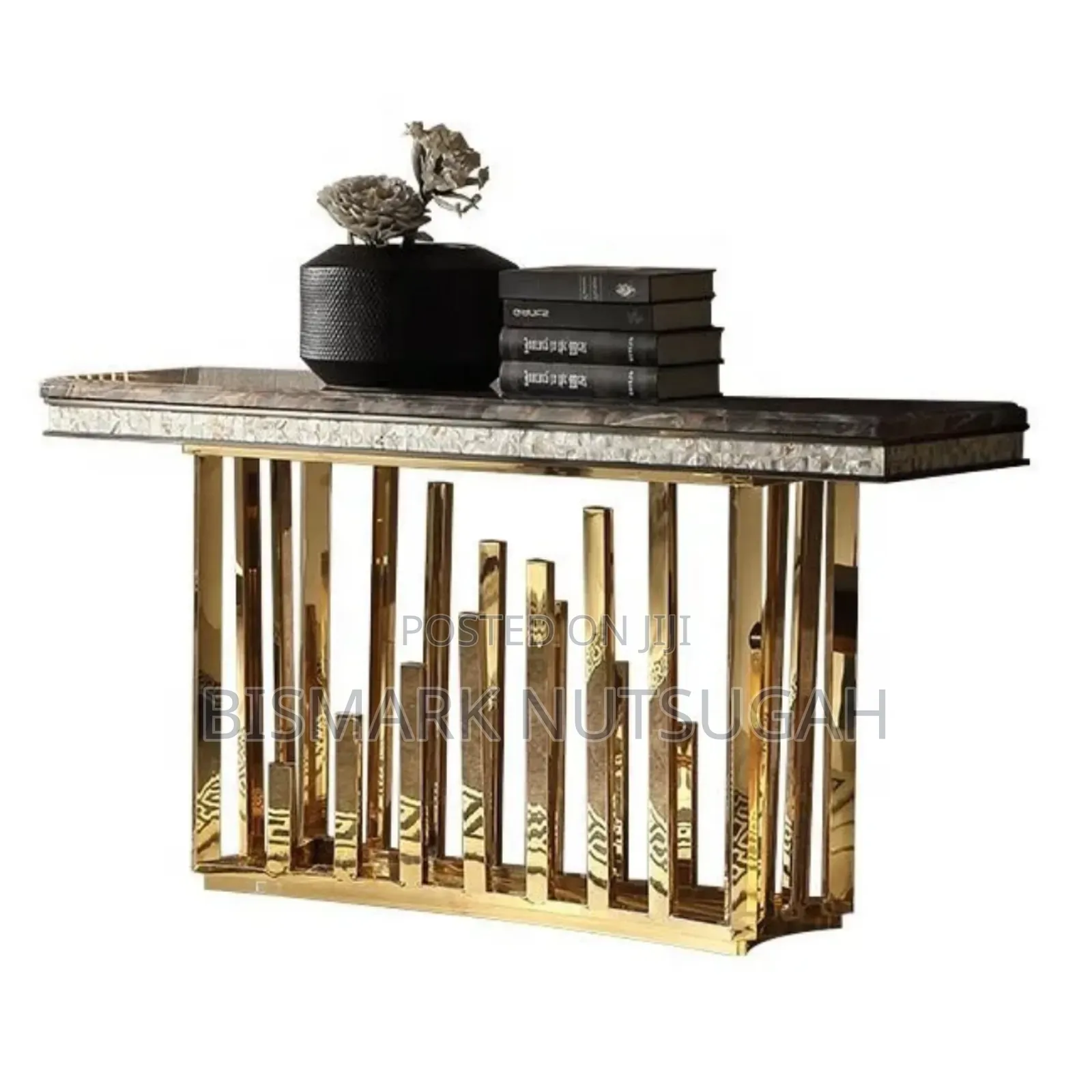 Mercedes-Benz Marble Top Console Table