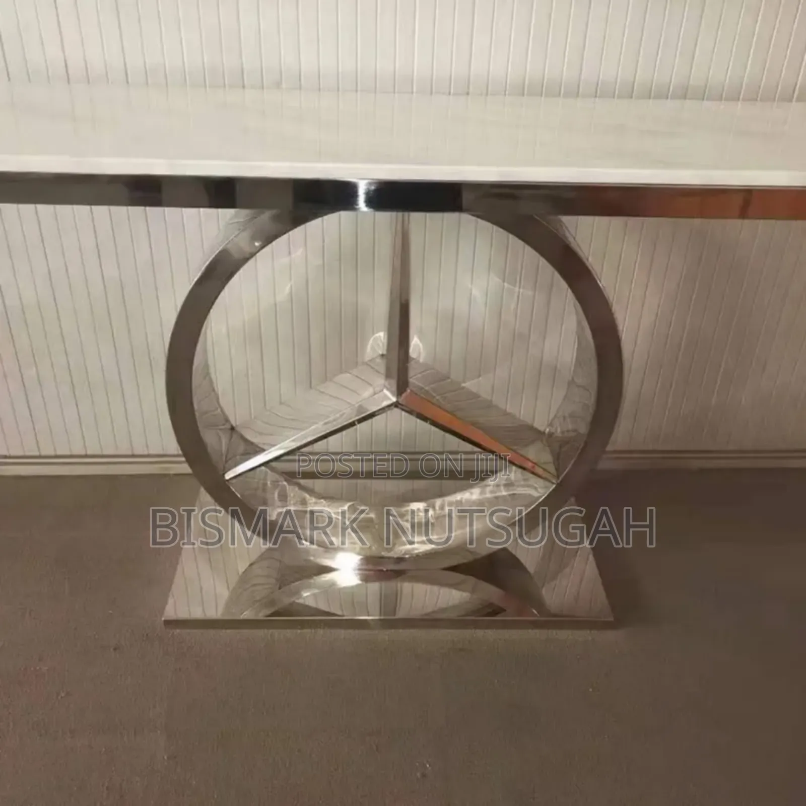 Mercedes-Benz Marble Top Console Table