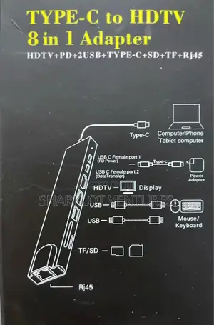 8 In 1 Type C To Hdtv Adapter