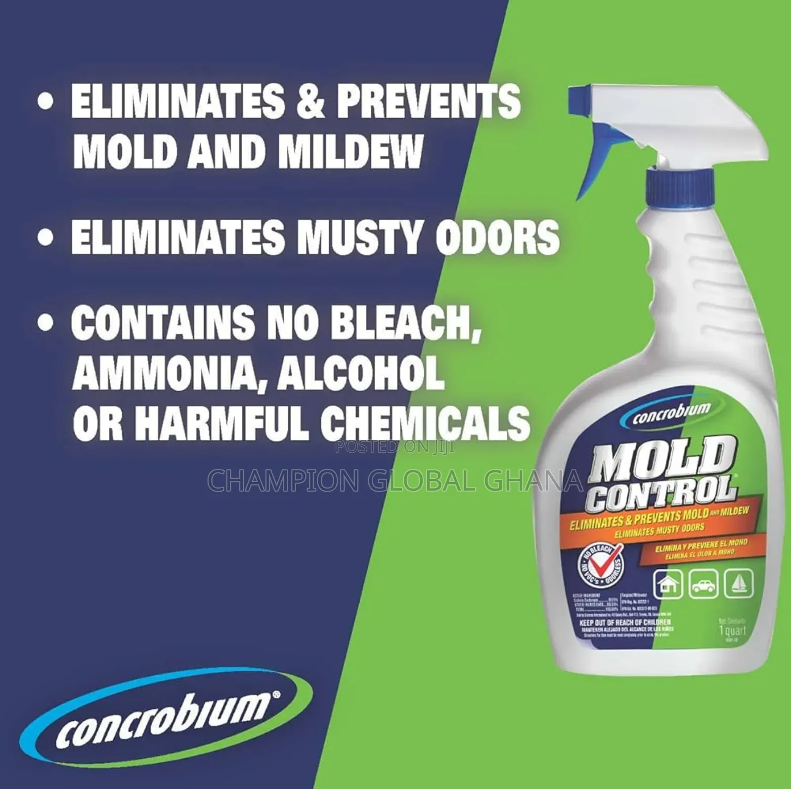 Mold and Mildew Control Spray for Homes and Offices