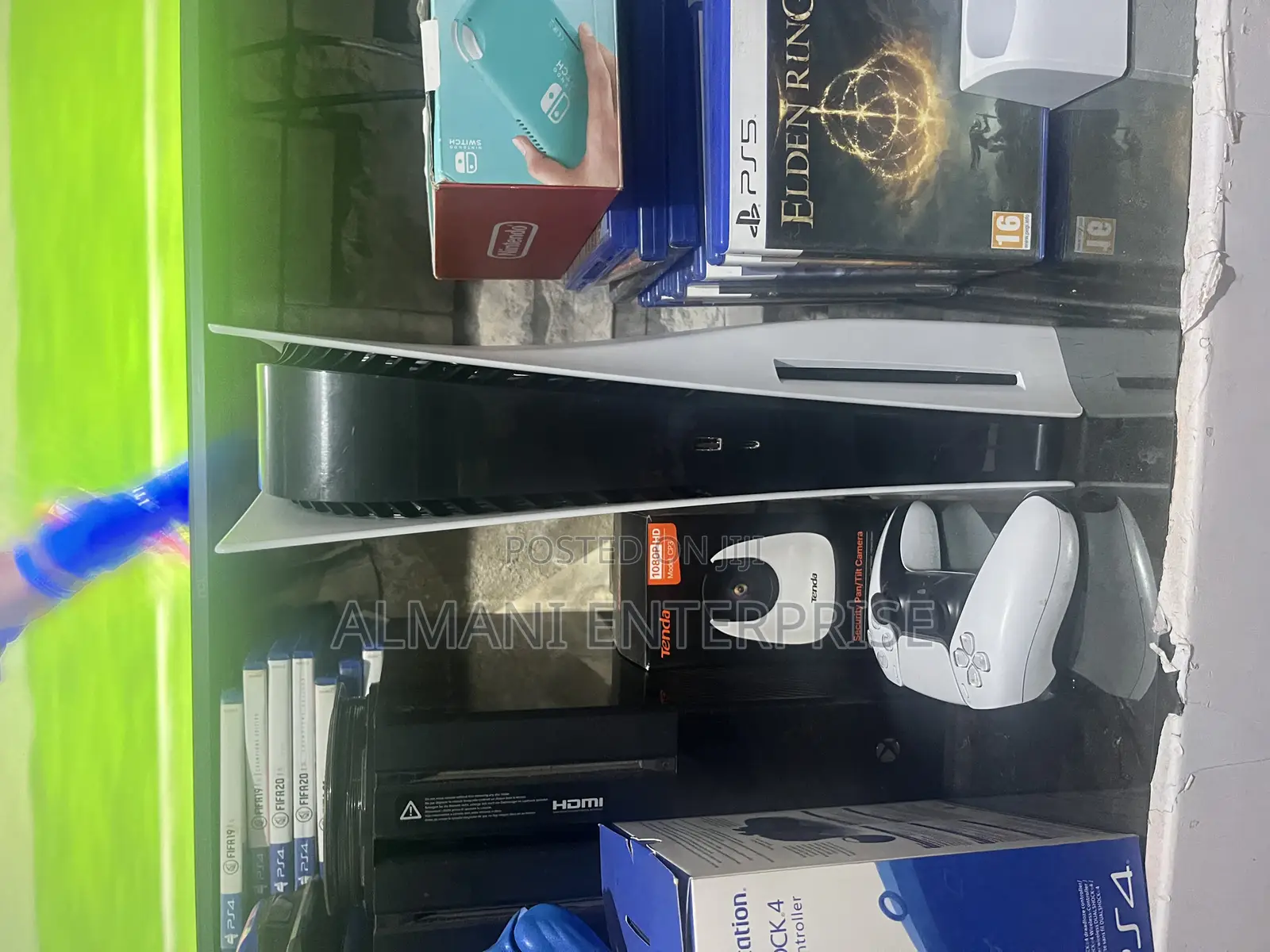 Ps5 Standard Console With 5 Online Offline Games Plus 1 Controller