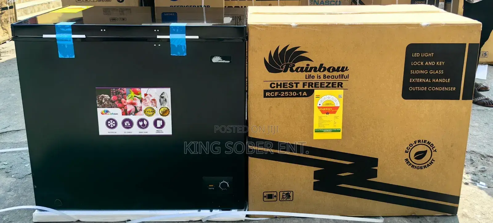 200l Rainbow Chest Freezer 2700gh