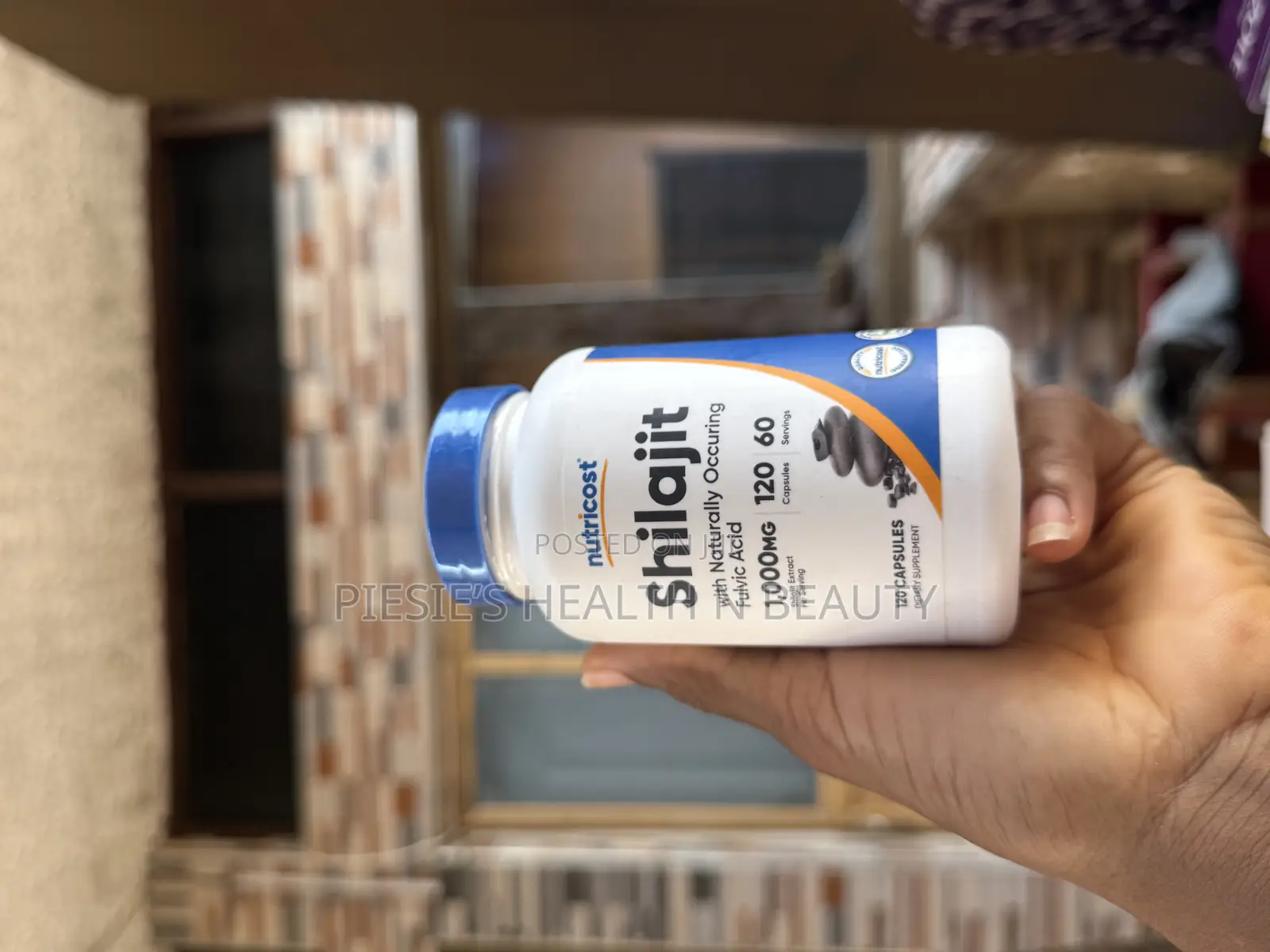 Nutricost Shilajit Capsules (1,000 Mg Per Serving) (120 Capsules)