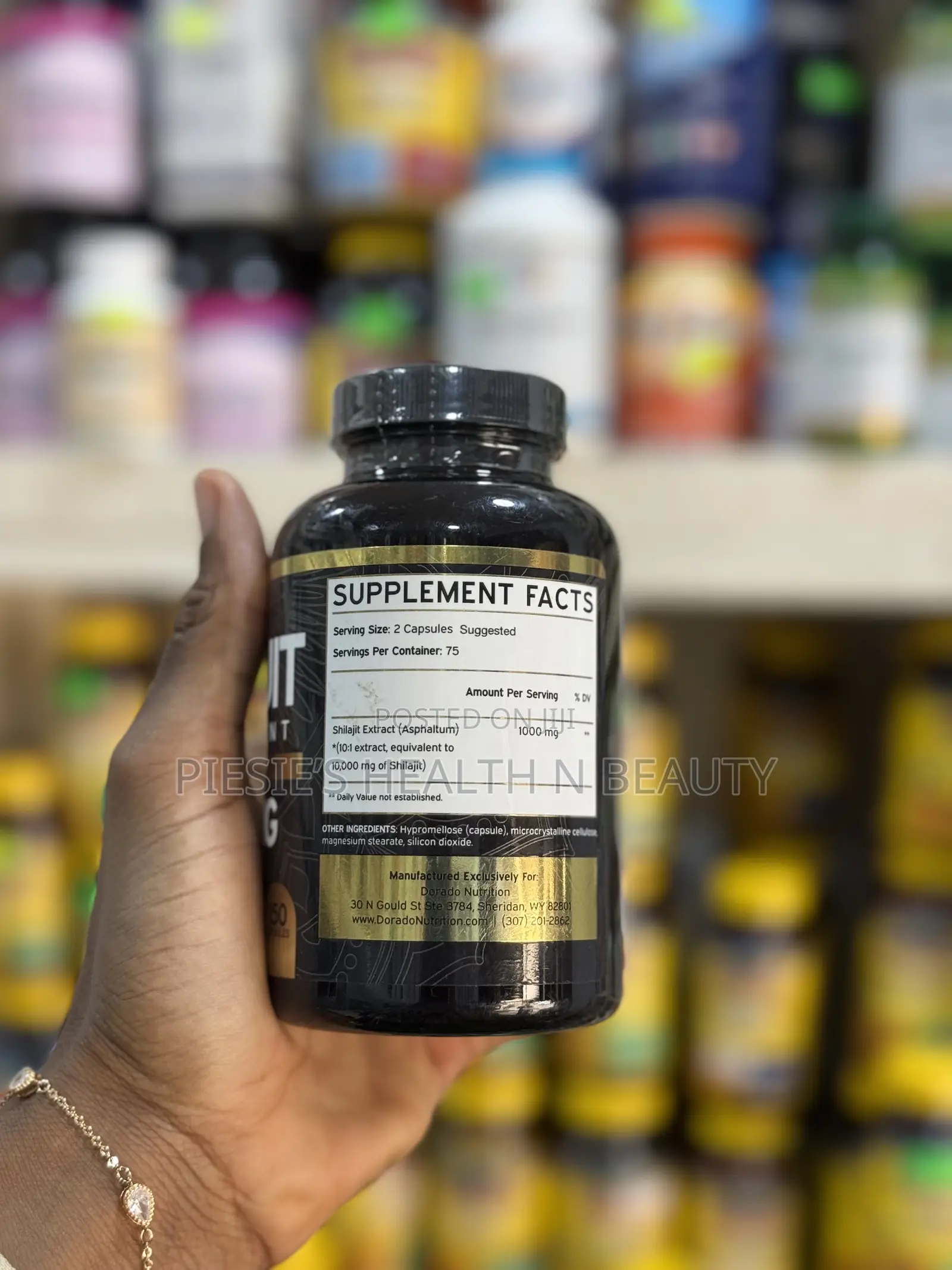 Dorado Nutrition’S Maximum Strength Shilajit Formula, 1000mg