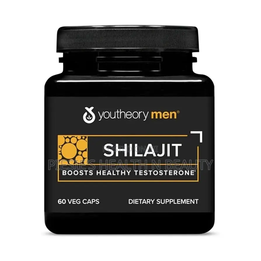 Youtheory Men's Shilajit - 250 Mg Shilajit 60 Capsules
