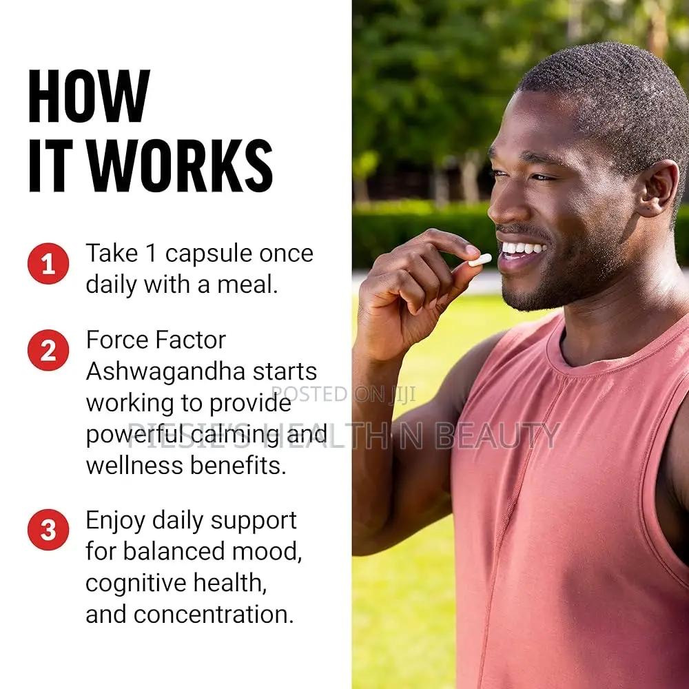 Force Factor Ashwagandha 600mg 60 Capsules