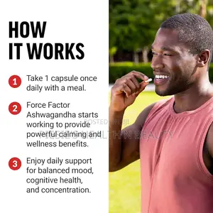 Force Factor Ashwagandha 600mg 60 Capsules