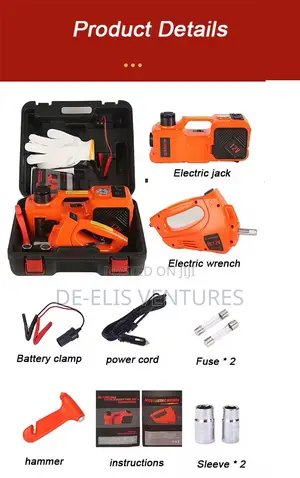 5 Tonnes Electric Car Hydraulic Jack2v