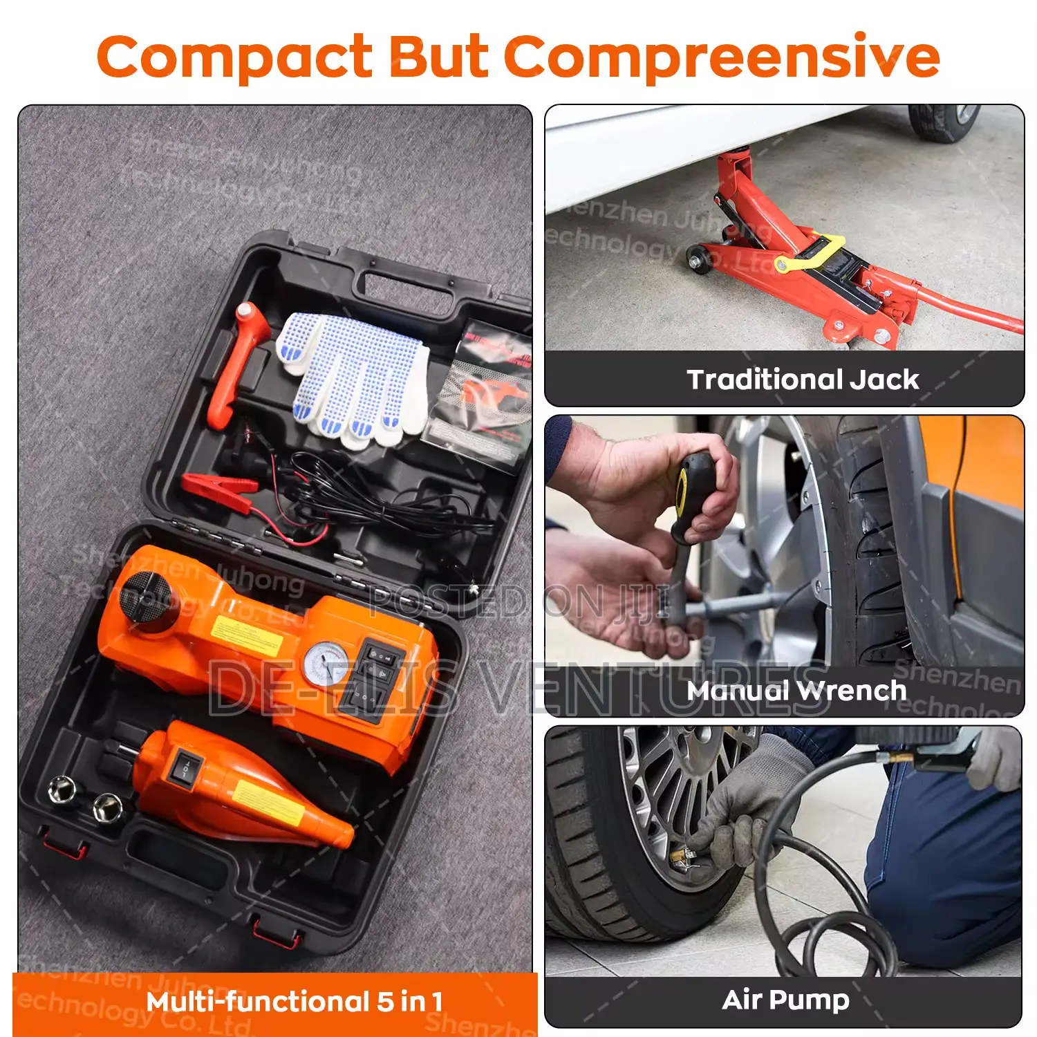 5 Tonnes Electric Car Hydraulic Jack2v