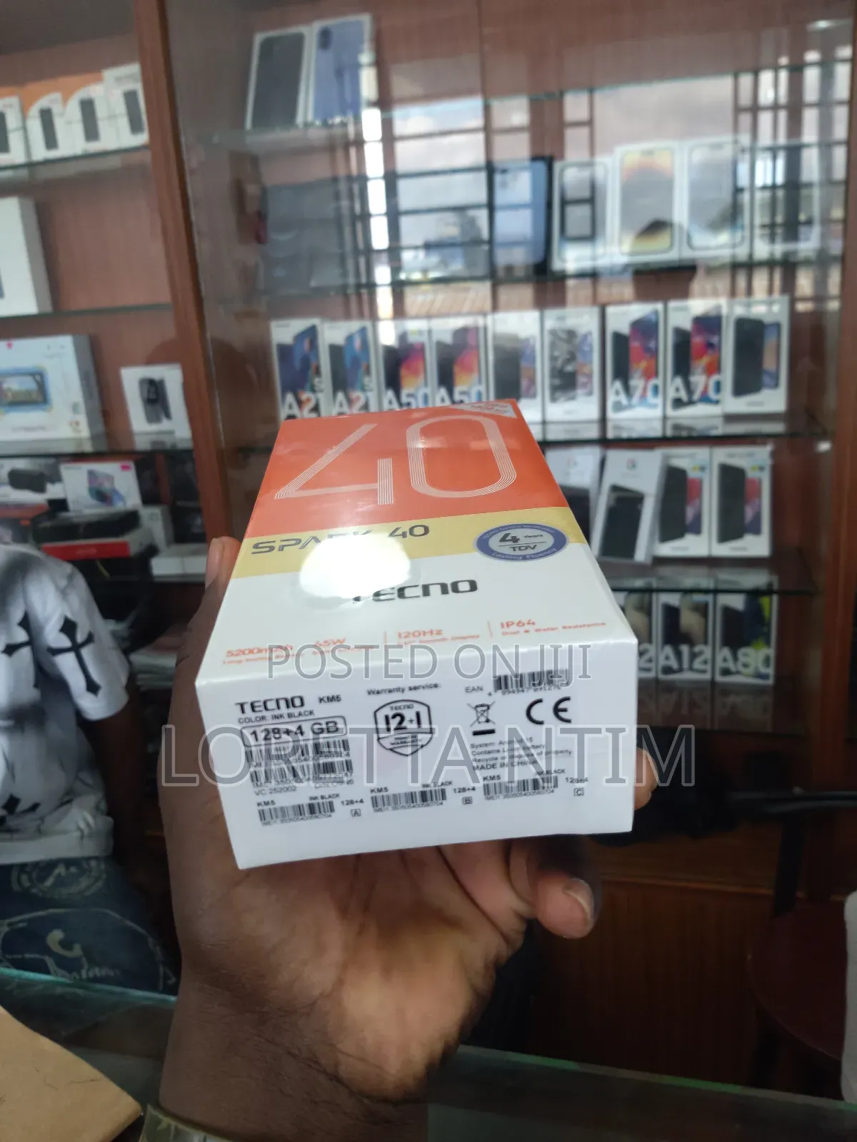 New Tecno Spark 40 128 GB Black