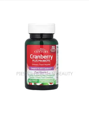 21st Century Cranberry Plus Probiotic Tablets, 60 Count