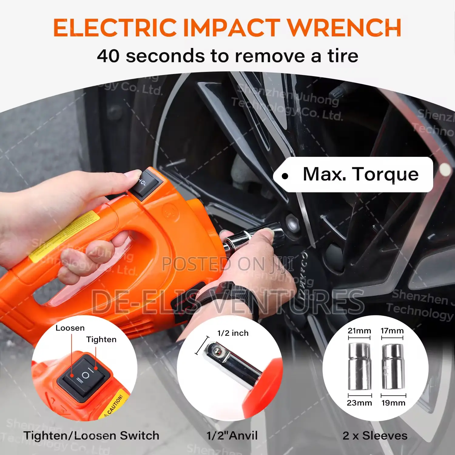 Electric Hydraulic Jack Kit