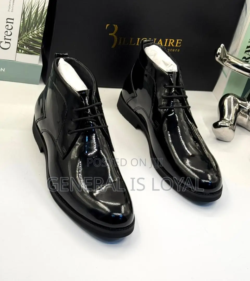 Billionaire Mens Mirror Lace Boot