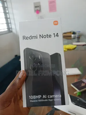 New Xiaomi Redmi Note 14 4G 256 GB Black