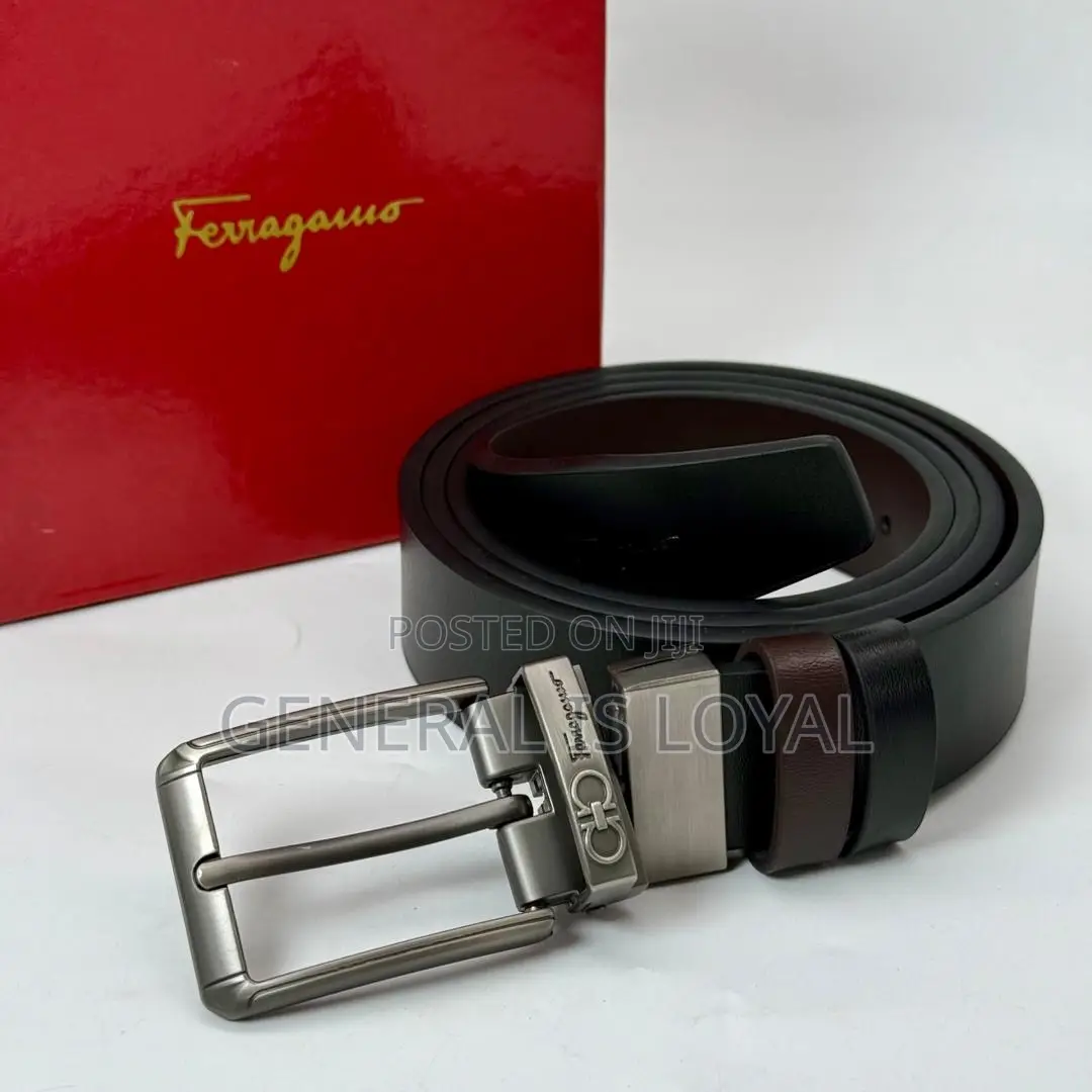 Ferrigamo Reversible Men’S Leather Belt