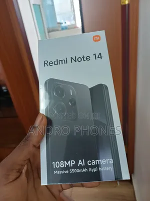 New Xiaomi Redmi Note 14 4G 256 GB Black