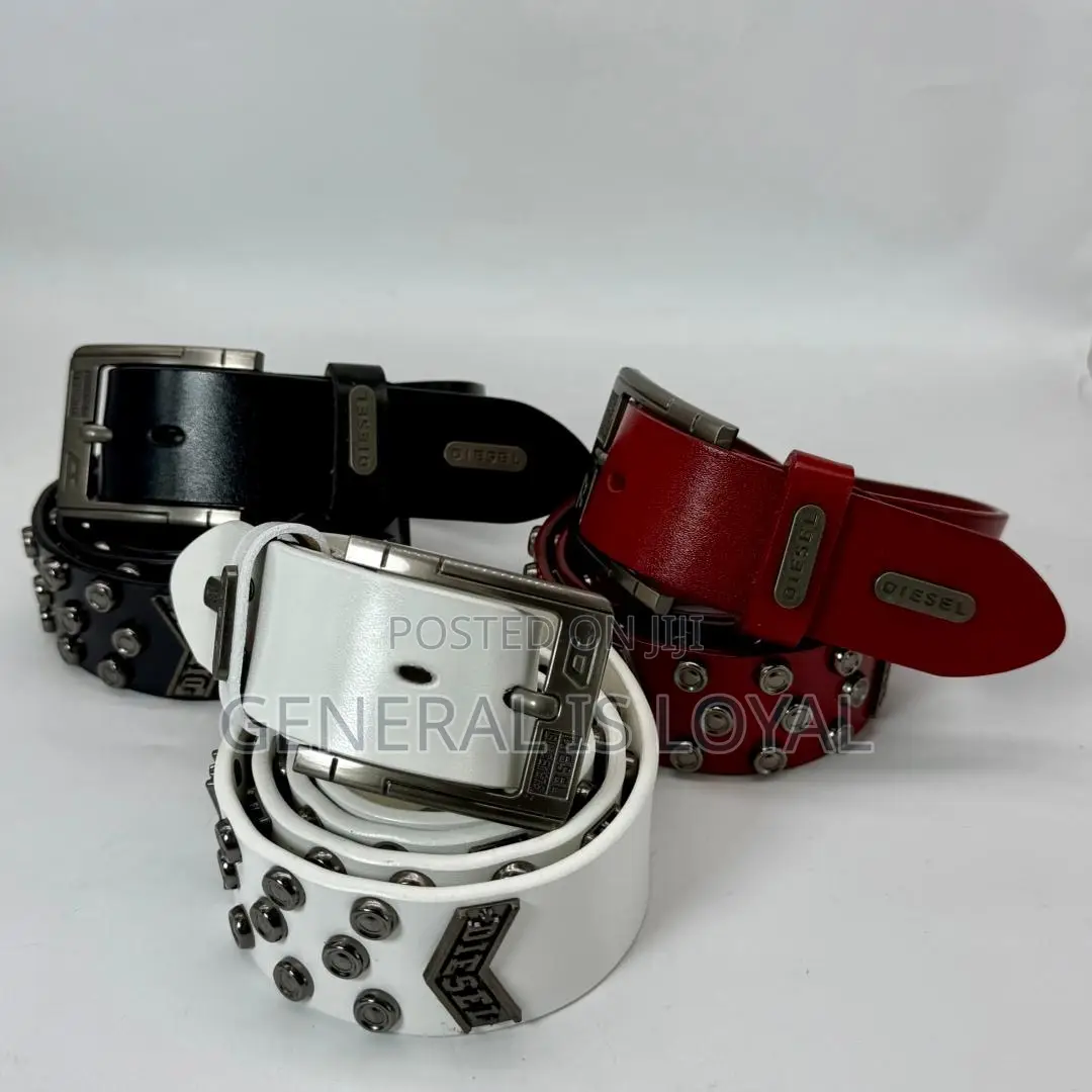 Genuine Leather Studded Mens Belts